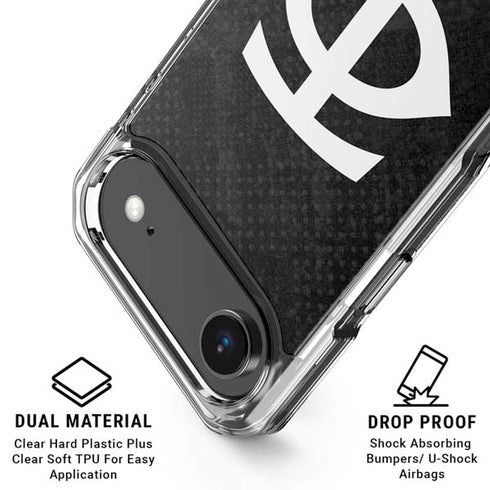 MLB Minnesota Twins Dark Wash iPhone 17 Air Clear Case
