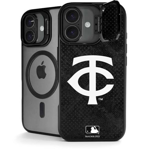 MLB Minnesota Twins Dark Wash iPhone 17 Kickstand Case
