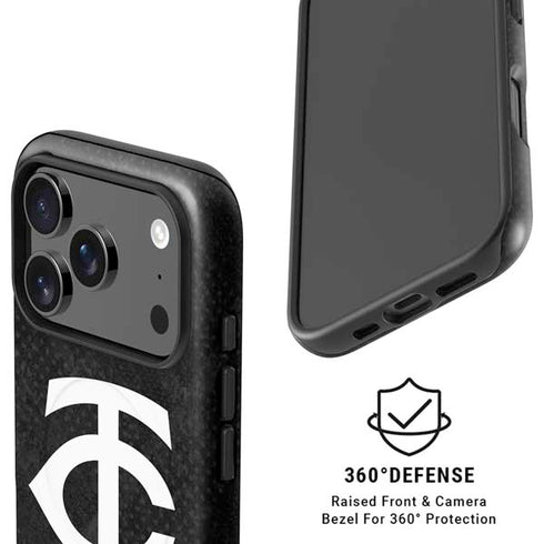 MLB Minnesota Twins Dark Wash iPhone 17 Pro Magsafe Impact Case