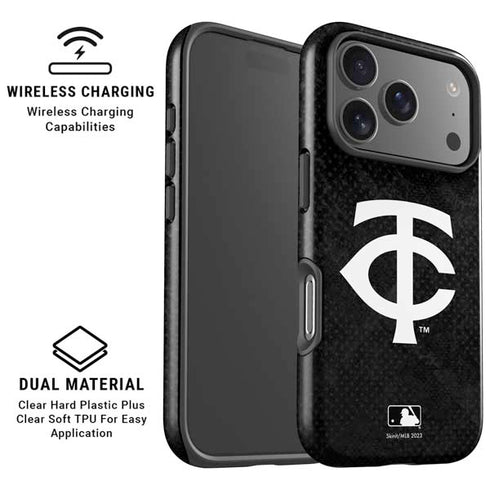 MLB Minnesota Twins Dark Wash iPhone 17 Pro Magsafe Impact Case