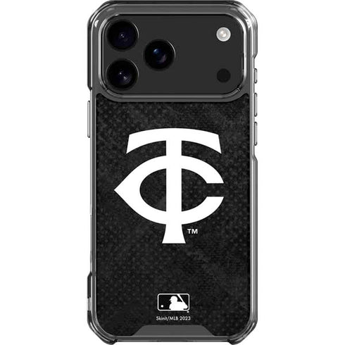 MLB Minnesota Twins Dark Wash iPhone 17 Pro Max Clear Case