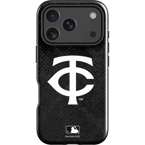 MLB Minnesota Twins Dark Wash iPhone 17 Pro Max Impact Case