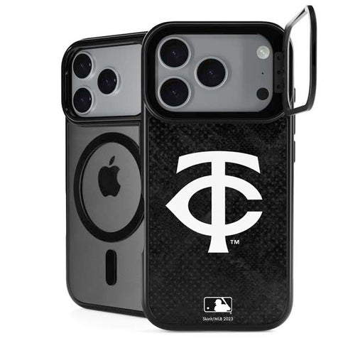 MLB Minnesota Twins Dark Wash iPhone 17 Pro Max Kickstand Case