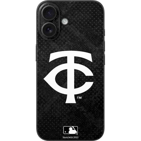 MLB Minnesota Twins Dark Wash iPhone 17 Skin
