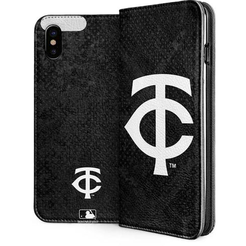 MLB Minnesota Twins Dark Wash iPhone 8 Folio Case