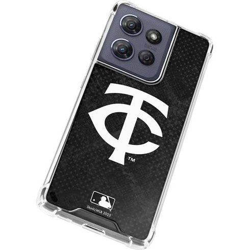 MLB Minnesota Twins Dark Wash Moto G 5G (2025) Clear Case