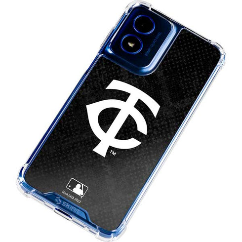 MLB Minnesota Twins Dark Wash Moto G 5G (2024) Clear Case