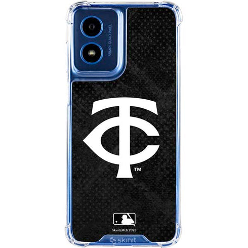 MLB Minnesota Twins Dark Wash Moto G Play 4G (2024) Clear Case