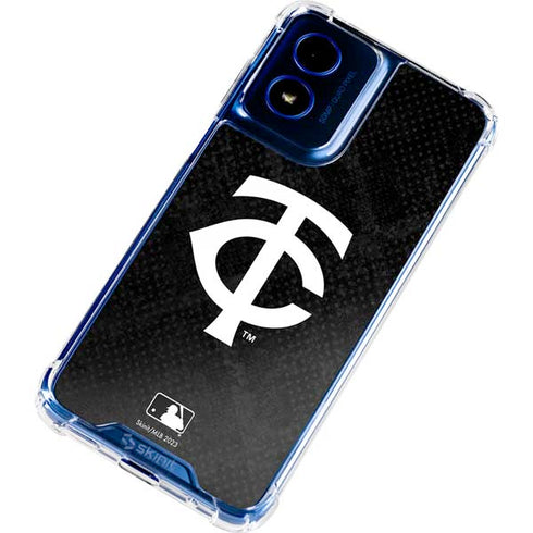 MLB Minnesota Twins Dark Wash Moto G Play 4G (2024) Clear Case