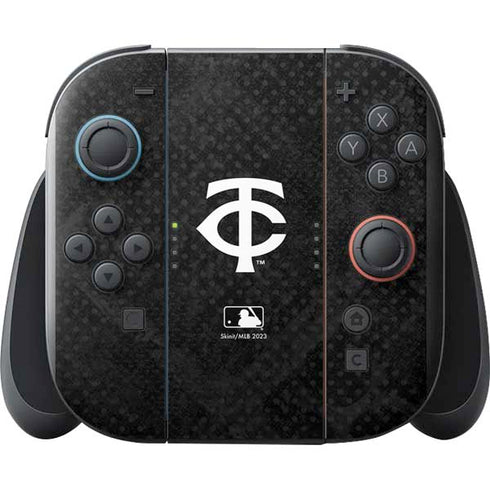 MLB Minnesota Twins Dark Wash Nintendo Switch 2 (2025) with Joy-Con Skin