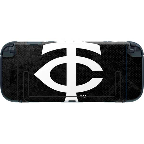 MLB Minnesota Twins Dark Wash Nintendo Switch 2 (2025) with Joy-Con Skin