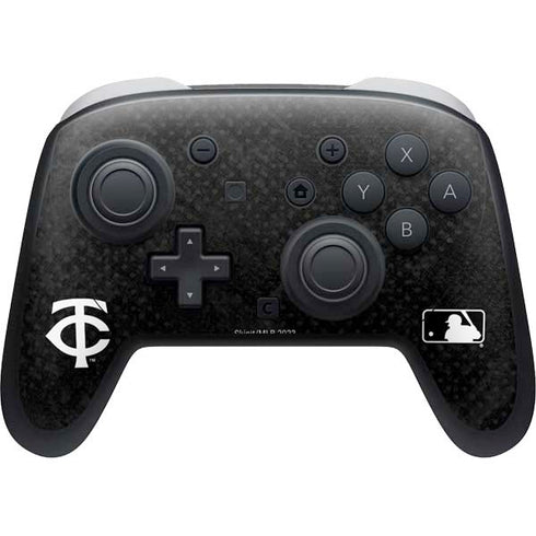 MLB Minnesota Twins Dark Wash Nintendo Switch 2 (2025) Pro Controller Skin