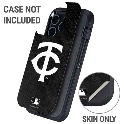 MLB Minnesota Twins Dark Wash Otterbox Defender iPhone Skin