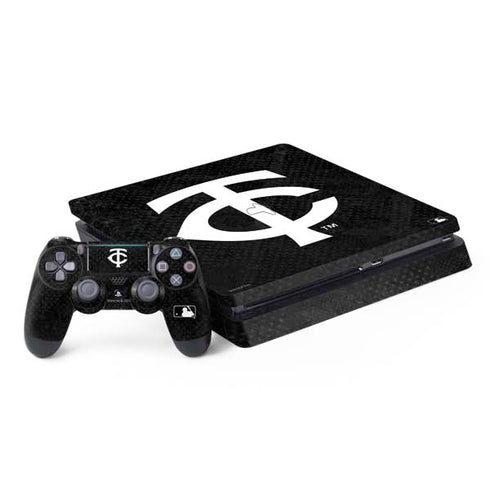 MLB Minnesota Twins Dark Wash PlayStation PS4 Skins