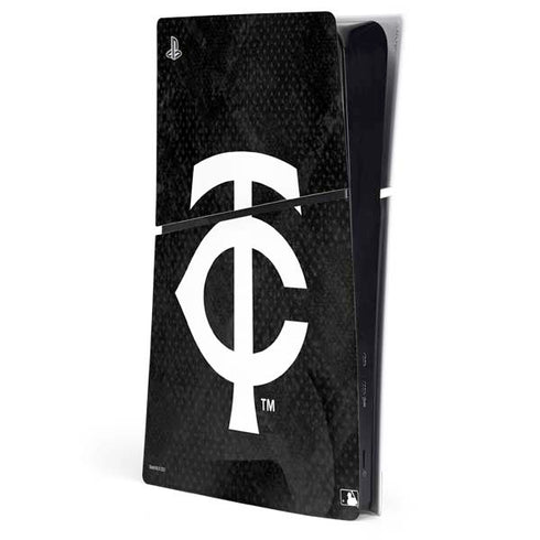 MLB Minnesota Twins Dark Wash PlayStation PS5 Skins