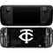 MLB Minnesota Twins Dark Wash Steam Deck Handheld Gaming Computer OLED Skin