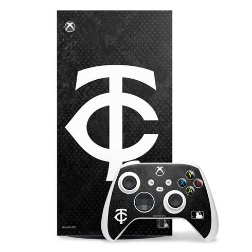 MLB Minnesota Twins Dark Wash Xbox Series X Skins