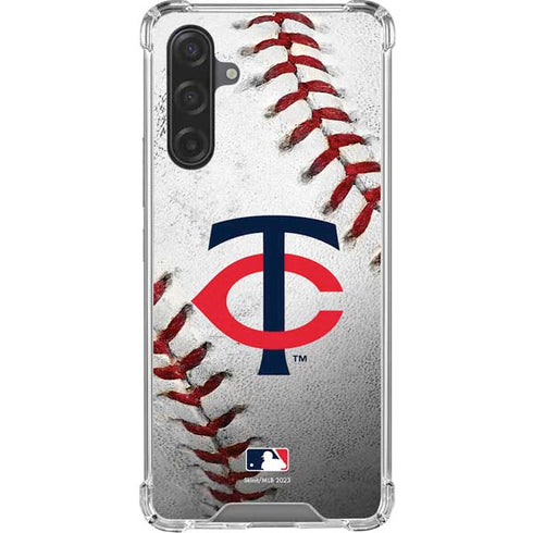 MLB Minnesota Twins Game Ball Galaxy A17 Clear Case