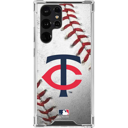 MLB Minnesota Twins Game Ball Galaxy S23 Ultra Clear Case