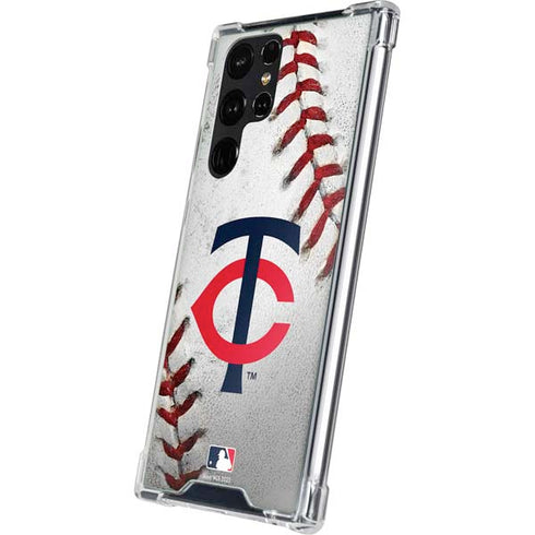 MLB Minnesota Twins Game Ball Galaxy S23 Ultra Clear Case