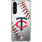 MLB Minnesota Twins Game Ball Galaxy S24 FE Clear Case