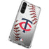 MLB Minnesota Twins Game Ball Galaxy S24 FE Clear Case