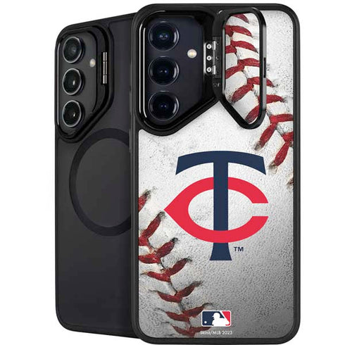 MLB Minnesota Twins Game Ball Galaxy S24 Plus Kickstand Case