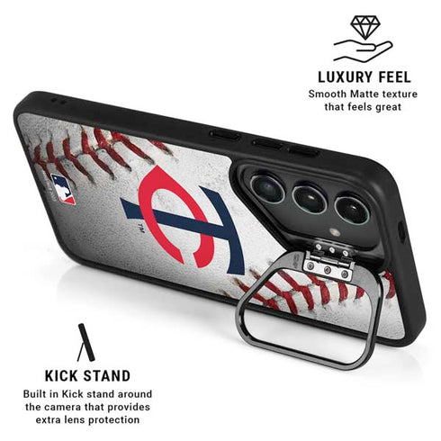MLB Minnesota Twins Game Ball Galaxy S25 Ultra Kickstand Case
