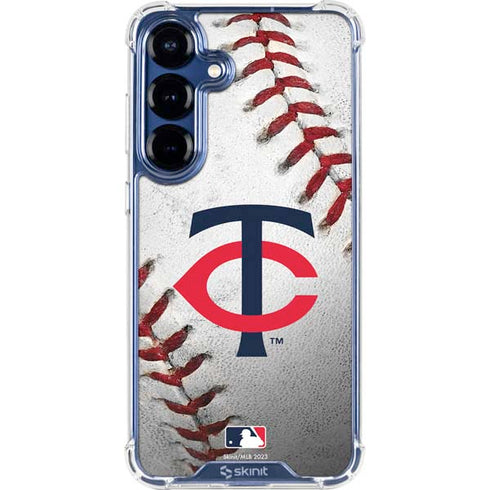 MLB Minnesota Twins Game Ball Galaxy S25 Clear Case