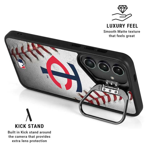 MLB Minnesota Twins Game Ball Galaxy S26 Plus Kickstand Case