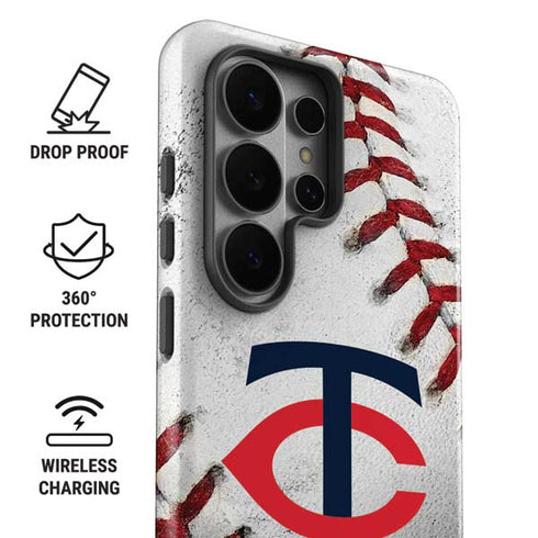 MLB Minnesota Twins Game Ball Galaxy S26 Ultra Impact Case