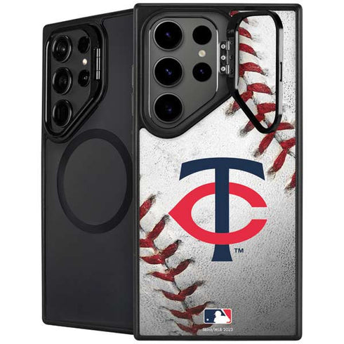 MLB Minnesota Twins Game Ball Galaxy S26 Ultra Kickstand Case