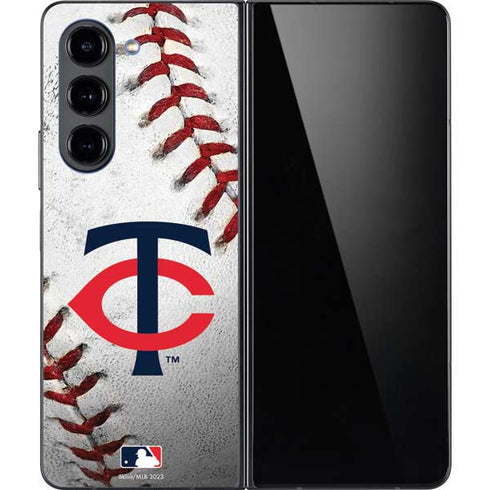 MLB Minnesota Twins Game Ball Galaxy Z Fold5 5G Skin