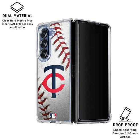 MLB Minnesota Twins Game Ball Galaxy Z Fold6 Clear Case