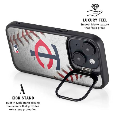 MLB Minnesota Twins Game Ball iPhone 14 Kickstand Case