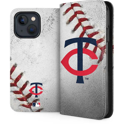 MLB Minnesota Twins Game Ball iPhone 14 Plus Folio Case