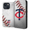 MLB Minnesota Twins Game Ball iPhone 14 Plus Folio Case