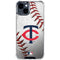 MLB Minnesota Twins Game Ball iPhone 15 Clear Case