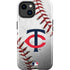 MLB Minnesota Twins Game Ball iPhone 15 Impact Case