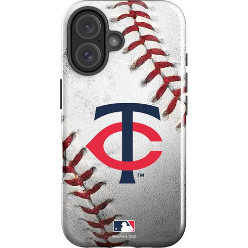 MLB Minnesota Twins Game Ball iPhone 16 Impact Case