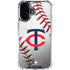MLB Minnesota Twins Game Ball iPhone 16 Plus Clear Case