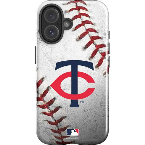 MLB Minnesota Twins Game Ball iPhone 16 Plus Impact Case