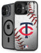 MLB Minnesota Twins Game Ball iPhone 16 Plus Kickstand Case