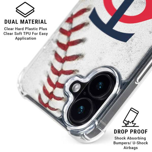 MLB Minnesota Twins Game Ball iPhone 16 Plus MagSafe Case