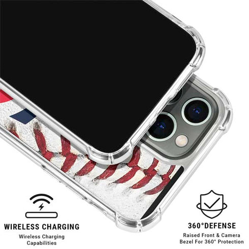 MLB Minnesota Twins Game Ball iPhone 16 Pro Clear Case