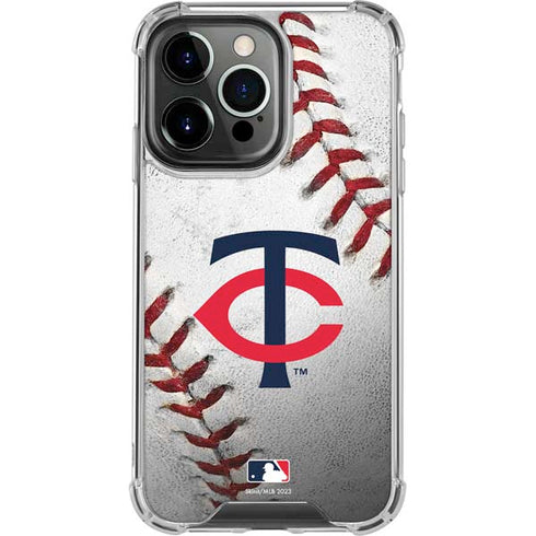 MLB Minnesota Twins Game Ball iPhone 16 Pro Max Clear Case