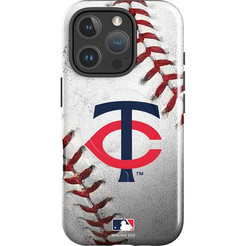 MLB Minnesota Twins Game Ball iPhone 16 Pro Max Magsafe Impact Case