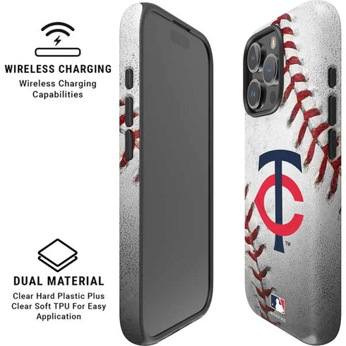 MLB Minnesota Twins Game Ball iPhone 16 Pro Max Magsafe Impact Case