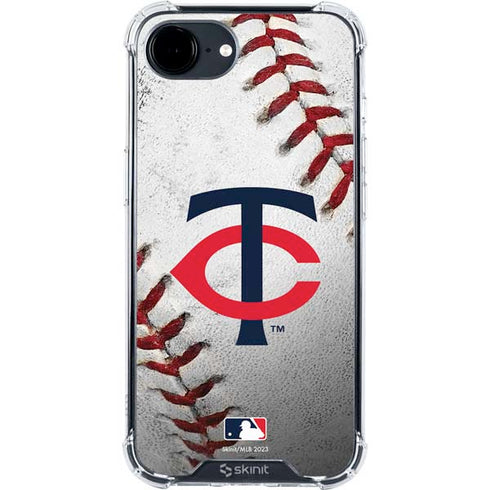 MLB Minnesota Twins Game Ball iPhone 16e Clear Case
