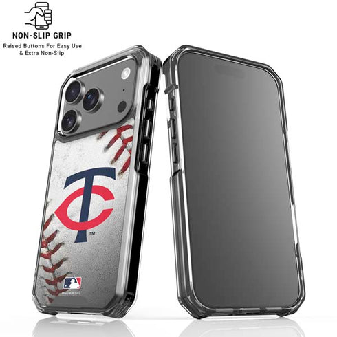 MLB Minnesota Twins Game Ball iPhone 18 Pro Clear Case